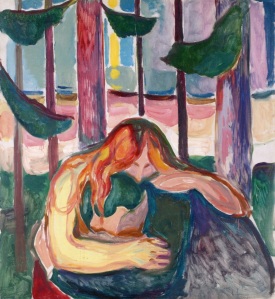 Munch-Vampire-in-the-Forest-(1916-18)